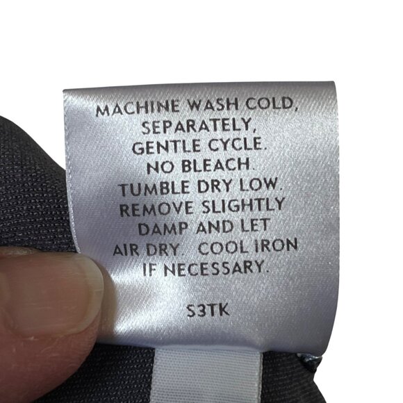 Eileen Fisher Womens Gray Knit Pull On Straight Leg Stretch‎ Pants Viscose Sz LT - Picture 9 of 9